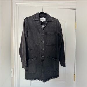 NWT Pistola Women’s Black Denim Jean Romper S